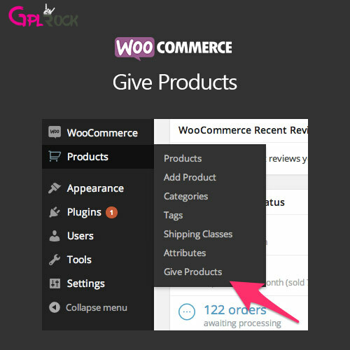 WooCommerce Give Products