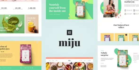Miju – Conscious Product Elementor Template Kit