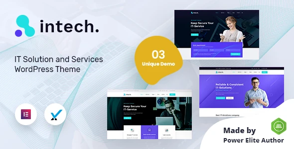Intech – IT Solutions Company WordPress Theme